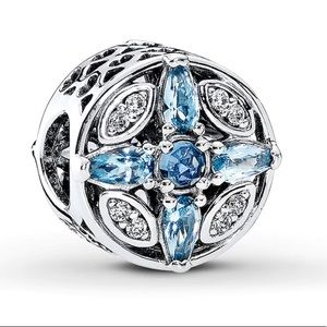 Pandora Patterns in Frost charm